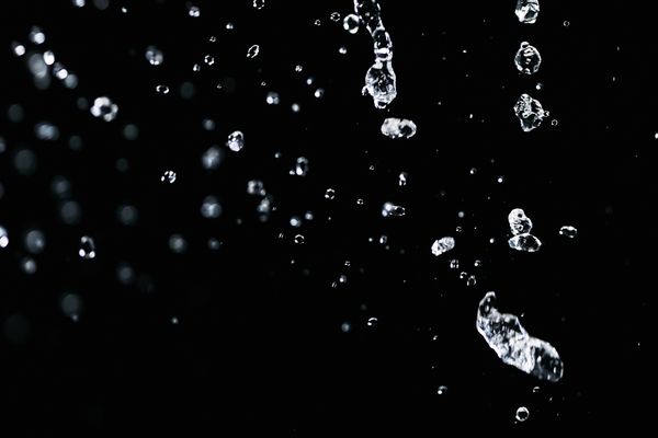 织物无氟防水水滴